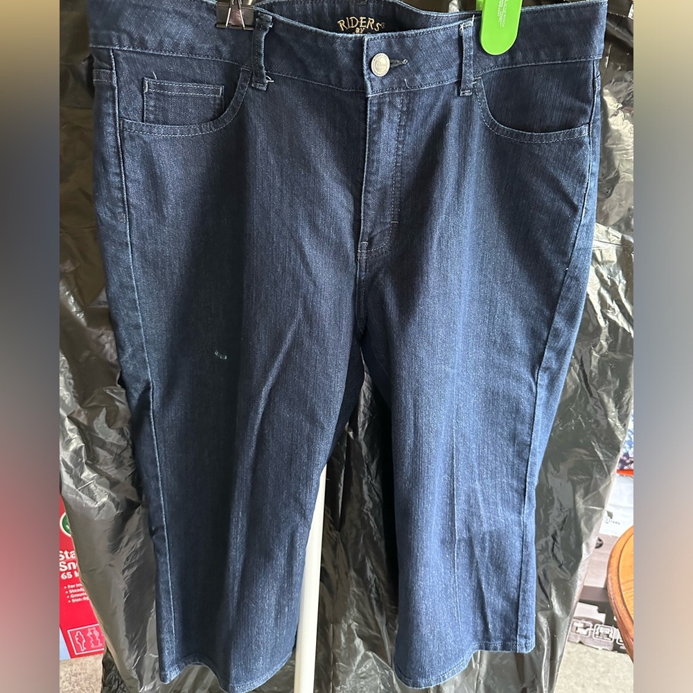 Lee Capri w/ embellished pockets sz 16